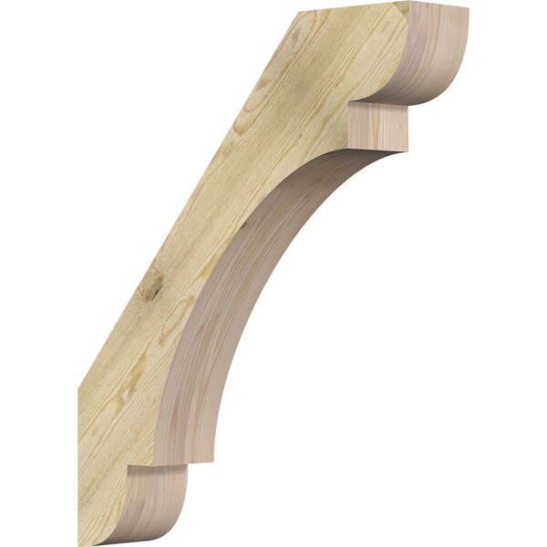 Ekena Millwork 6"W x 30"D x 36"H Olympic Rough Sawn Knee Brace, Douglas Fir BRC06X30X36OLY00RDF - main